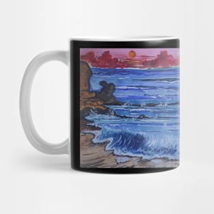 beach painting Mug